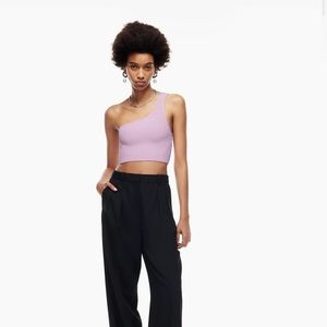 Aritzia Babaton Sculpt Knit One Shoulder Crop